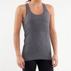 Lululemon Athletica Tops | Lululemon Run Swiftly Racerback Sz 4 | Color: Gray | Size: 4