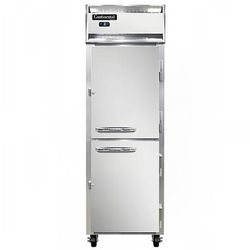 Continental 1FSNHD 26" 1 Section Reach In Freezer, 2 Right Hinge Solid Doors, 115v, Aluminum/Stainless Steel