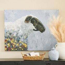 Wooly Canvas Wall Art - 30" X 24" - Grandin Road