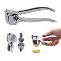 Spremiaglio frantoio tritacarne cucina acciaio inox Smasher spremiagrumi manuale pressa strumento di