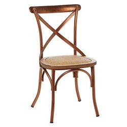 Copper Iron Farmhouse Dining Chair Dining Chair by Quinn Living in Copper