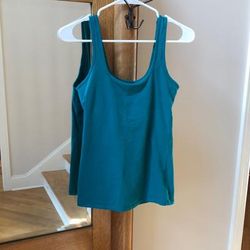 Victoria's Secret Tops | - Victoria’s Secret Tank Top With Built-In Shelf Bra Size S | Color: Green | Size: S