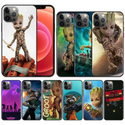 Coque de téléphone Marvel Guardians of the Galaxy Groot coque arrière pour iPhone 14 13 12 11