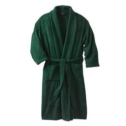 Terry Bathrobe with Pockets by KingSize in Hunter (Size 9XL/0XL)