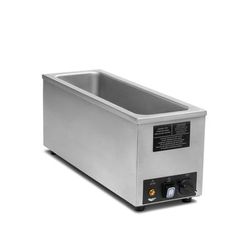 Vollrath 72013 Countertop Food Warmer - Wet w/ 1 Half Size Pan Well, 120v, Stainless Steel