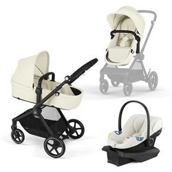 Cybex EOS 5-in-1 Stroller + Aton G Travel System - Seashell Beige