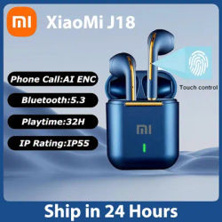 Xiaomi-Écouteurs Bluetooth sans fil J18 réduction du bruit HD appel TWS intra-auriculaire