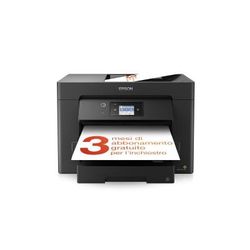 Epson WorkForce WF-7830DTWF, stampante multifunzione A3 getto d'inchiostro (stampa, scansione, copia), Display LCD 6,9 cm,