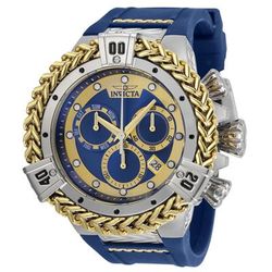 Invicta Bolt Herc Swiss Ronda Z60 Caliber Men's Watch - 53mm Blue Gold (ZG-35581)