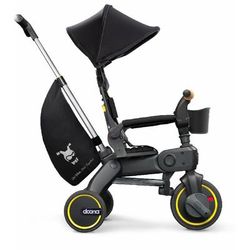 Doona Liki Trike S5 + Liki Helmet Bundle - Nitro Black / Black