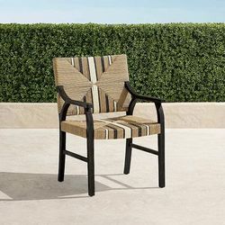 Torano Dining Arm Chair in Espresso Teak - Frontgate
