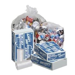Pitt Plastics P3310XC 12 - 16 gal Vu Thru Trash Can Liner Bags - 32"L x 24"W, LDPE, Clear, Clear LDPE, Case of 500