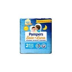 Pampers Sole e Luna Mini Pannolini Taglia 2 (3-6kg) 21 Pezzi