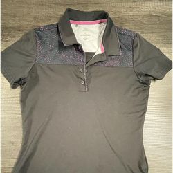 Adidas Tops | Adidas Black Ladies Golf Polo | Color: Black | Size: Xs