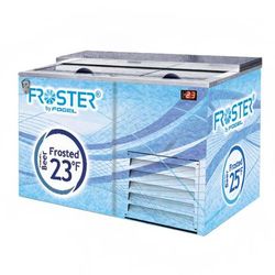Fogel FROSTER-B-50-HC 51 1/4" Forced Air Bottle Cooler - Holds (336) 12 oz Bottles, 15v, Gray