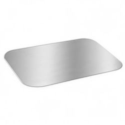 Handi-Foil 4046L-250 Board Lid for Oblong Pan - Silver