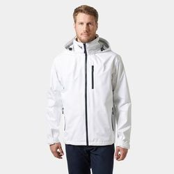 Helly Hansen Men’s Crew Hooded Sailing Jacket 2.0 White L