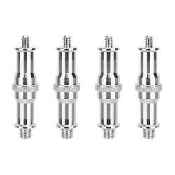 CAMVATE 1/4"-20 to 3/8"-16 Male Double-Ended Spigot (4-Pack) C3283