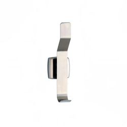 Gamco 76827 Surface Mounted Hat and Coat Hook - Stainless Steel, Satin Finish, Silver