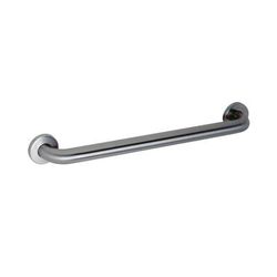 Gamco 150CX18 18" Straight Grab Bar w/ 1 1/2" Diameter Tubing, Satin Finish 304 Stainless Steel