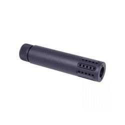 Guntec USA Slip Over Barrel Shroud w/Multi Port Muzzle Brake 458 Socom 5/8x32 Anodized Black 1326-MB-P-458
