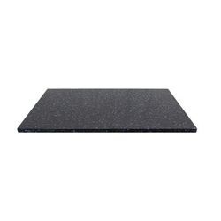 Art Marble Q40930X72 30" x 72" Rectangular Quartz Table Top - Indoor/Outdoor, Blue Galaxy, Black