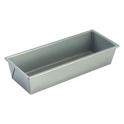 Winco HLP-124 1 1/2 lb Loaf Pan - 12 1/4"L x 4 1/2"W x 2 3/4"D, Aluminized Steel, Silver