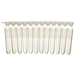 VWR 1.2mL Sample Library Tubes and Closures 3912-540-000 Tubes In 8 x 12 Racks 12-Well Tube Strips Case of 10