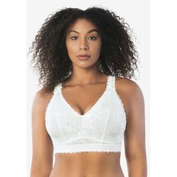 Plus Size Women's Adriana Bralette by Parfait in Pearl White (Size 40 J)