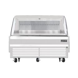 Everest Refrigeration EOMH-72-W-35-S 73 1/4" Horizontal Open Air Cooler w/ 1 Levels, White, 115v