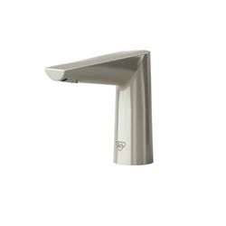 T&S ECW-3162-BN WaveCrest Deck Mount Electronic Faucet - Single Hole, Fixed Spout, Battery Operated, Brushed Nickel