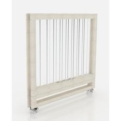 Melo Caress Foldable Crib - Washed White / Acrylic