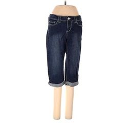 White House Black Market Jeans - High Rise: Blue Bottoms - Women's Size 2