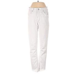 Harper Heritage Jeans - High Rise: Ivory Bottoms - Women's Size 26