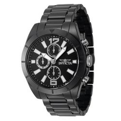 Invicta Scratch-Resistant Ceramic Men's Watch - 44.5mm Black (47333)