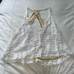 Free People Tops | Free People Crop Top | Color: White | Size: S