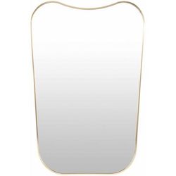 Bijeljina 36"H x 24"W x 1"D Modern Gold Accent Mirror - Boutique Rugs
