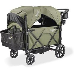 Larktale Caravan Quad (4 Seater) Stroller Wagon - Chelsea Green