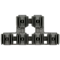 Midwest Industries Lever Stock Shell Holder Plate With 6 Shell Holders Black MI-LS-SHP-BUNDLE