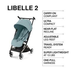 Cybex Libelle 2 Compact Stroller - Stormy Blue