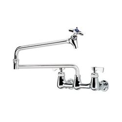 Krowne 16-253L Splash Mount Pot Filler Faucet w/ 24" Swing Nozzle