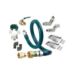 Krowne M7548K12 48" Gas Connector Kit w/ 3/4" Female/Male Couplings, Stainless Steel