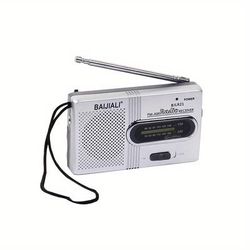 Portable Radio Am Fm, Transistor Radio With Loud Speaker, Headphone Jack, Thansgiving Christmas New Year Gift, 2aa Battery Operated Radio, Pocket Radio For Indoor, Outdoor And Emergency Use