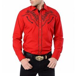 Retrò Vintage Blusa / Camicia Cowboy del West Costume Per uomo Carnevale Mascherata Feste Casual Quotidiano Adulti Top
