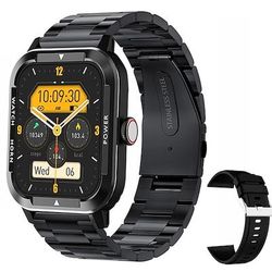 imosi orologio intelligente per la glicemia 1,91 pollici smartwatch fitness orologio da corsa bluetooth contapassi promemoria chiamate tracker attività compatibile con Android ios donna uomo chiamate