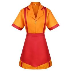 Due ragazze, niente soldi Max Carolina Vestito Costume Cosplay Giorno dei Re Costume Sexy Travestirsi for Per donna Adulti Halloween Carnevale Feste
