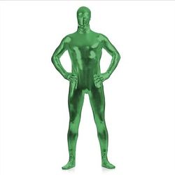 Costume di Carnevale Tuta Intera Tute Zentai Lucide Costume Cosplay Catsuit Tinta unita Sesso Costume Sexy Per uomo Per donna Costume per Halloween Adulti