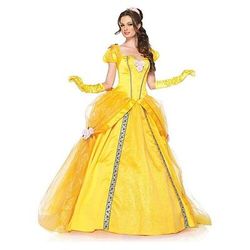 La principessa incantata La rosa incantata Principessa Belle Abito da damigella Abiti in tulle Cosplay Festa in maschera for Per donna Adulti Carnevale Settimana del libro Addio al Nubilato