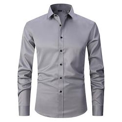 Classico Anni Ruggenti Anni 1920 Camicia Gentiluomo Gangster Testimoni dello Sposo Slim Fit Costume Per uomo Matrimonio Ospite di nozze Abbigliamento da sera Adulti Camicia