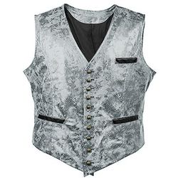 Rococò Barocco Vittoriano Gilet Cowboy del West Tinta unica Costume Per uomo Carnevale Carnevale Evento / Festa Addio al Nubilato Adulti Gilet Primavera Autunno Inverno